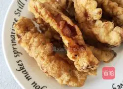 Illustration of how to make fried crispy pork 8