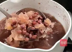 Red bean and white fungus soup recipe 8