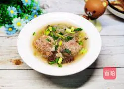 Illustration of how to make mutton vermicelli soup 10