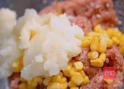 Beef doll Illustration of how to make vegetable rolls 4