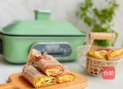 Illustration of how to make vegetable rolls 10