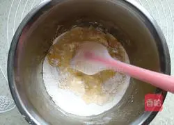 Illustration of how to make mung bean cake 3