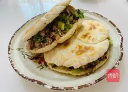 Illustration of how to make Roujiamo 8