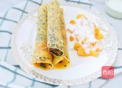12M Black Sesame Egg Roll Baby Food Nutritional Recipe Recipe Illustration 9