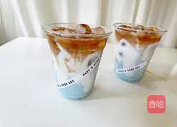 Walden Illustration of how to make blue coconut latte 7