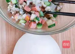 Illustration of how to make siomai 7