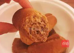 Illustration of how to make peanut-flavored bread handmade snacks (air fryer version) 14