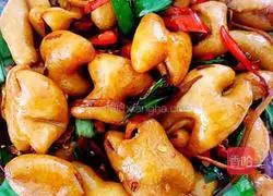 Illustration of how to make fat intestines in dry pot 11