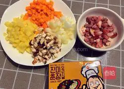 Korean noodles with soy sauce Illustration of how to do it 1