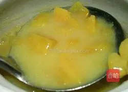 Illustration of how to make cornmeal and sweet potato paste 4