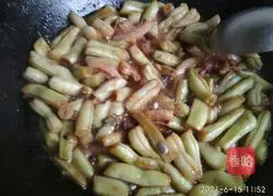 Illustration of how to make pork belly stewed with kidney beans 14