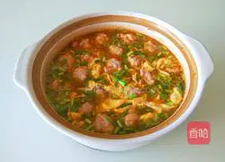 Illustration of how to make tomato and pork meatballs from Mingchu Private Kitchen 14