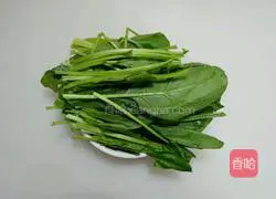 Illustration of how to make spinach and egg noodles 2