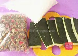 Winter Melon Peel Rose Tea Recipe Illustration 1