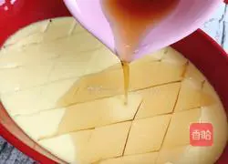 Illustration of making tender egg custard 8