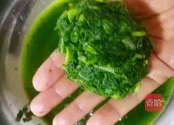 Illustration of how to make cabbage and meat wontons 9