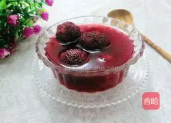 Illustration of how to make sweet bayberry soup 10 
