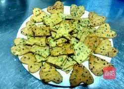 Illustration of how to make green onion soda crackers 16