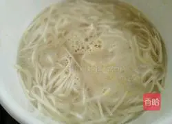 Illustration of making cabbage noodles 4