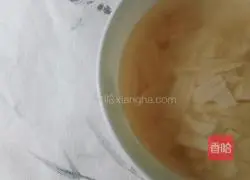 Illustration of how to make bean curd and barley sweet soup 4