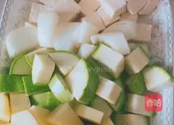 Korean doenjang Illustration of how to make soup 5