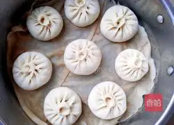 Illustration of how to make fennel meat buns 16