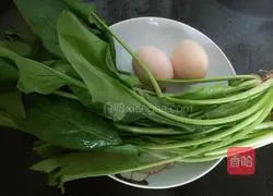 Spinach and egg soup recipe 1