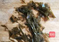 Illustration of how to make kelp and shrimp soup 1