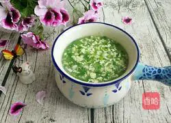 Illustration of how to make jade white jade soup 5