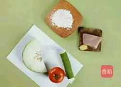 Illustration of how to replenish water with two melon soup 2