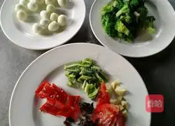 Illustration of braised quail eggs 1