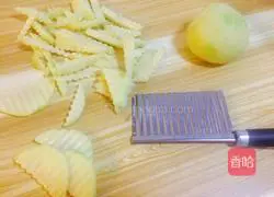 Illustration of how to make delicious homemade French fries 1