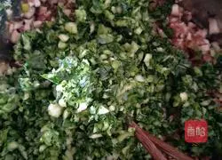 Illustration of how to make pork buns with vegetables and mushrooms 9