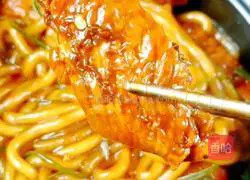 Coke chicken wings mixed with Illustration of how to make noodles 14