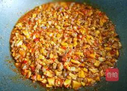 Illustration of how to make mushroom meat sauce noodles 13