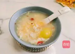 Illustration of how to make fermented rice balls and egg soup 4