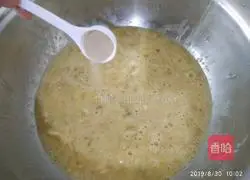 Banana and sesame pancakes Practice illustration 3