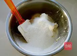 Illustration of how to make blueberry jam biscuits 5