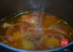 Illustration of how to make tomato and mushroom soup 9