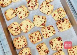 Illustration of how to make cranberry cookies 19