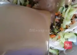 Illustration of how to make sesame cold noodles 5