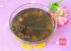 Illustration of how to make sesame and rock sugar snow pear 7