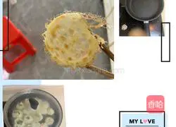 Illustration of how to make fried dumpling wrappers 5
