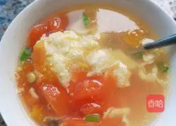 Illustration of how to make tomato and egg soup 5