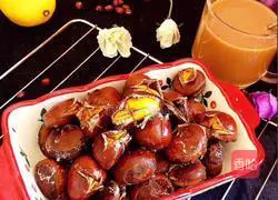 Illustration of how to make chestnuts in sugar water (oven version) 10