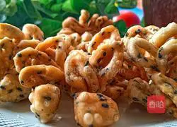 Snack#sesame wheat flower Illustration of how to do it 25