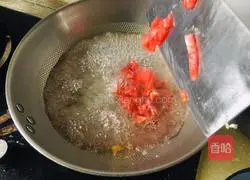 Tomato, egg and vegetable soup recipe 4