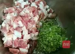 Illustration of how to make cabbage and pork buns 5