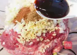 Illustration of making sophora dumplings 9