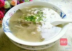 Illustration of how to make oyster mushroom meat soup 10